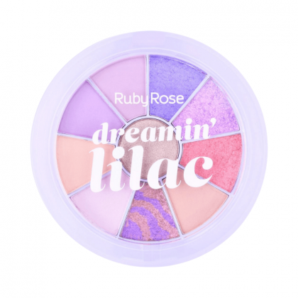 Paleta de Sombras 10 Cores Ruby Rose - Dreamin' Lilac