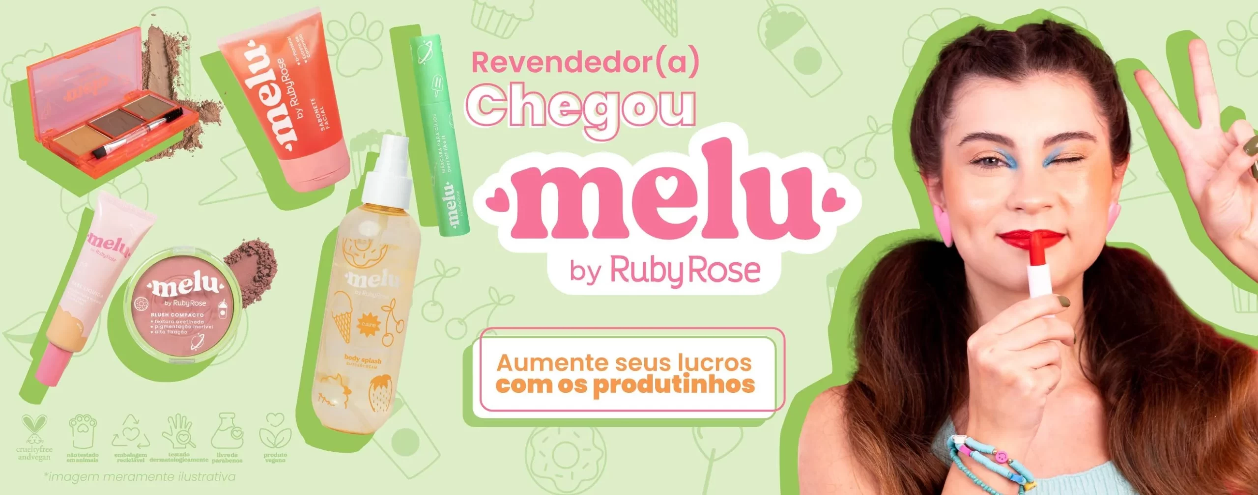 Maquiagem perfeita com a linha Melu da Ruby Rose: conheça os melhores produtos