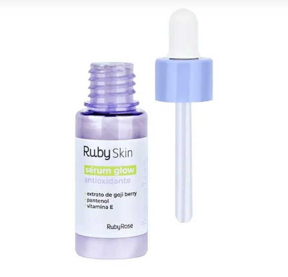 Sérum Facial Antioxidante Ruby Skin Glow: Um tratamento poderoso para uma pele radiante e saudável